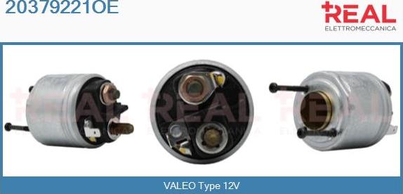 REAL 20379221OE - Solenoid Switch, starter car-mod.net