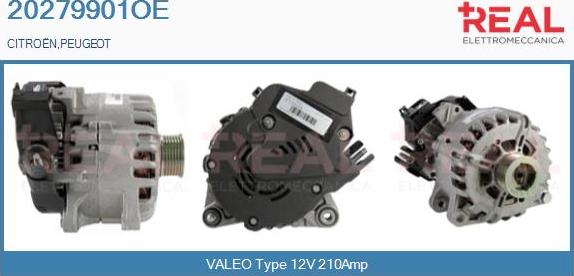 REAL 20279901OE - Alternator, starter car-mod.net