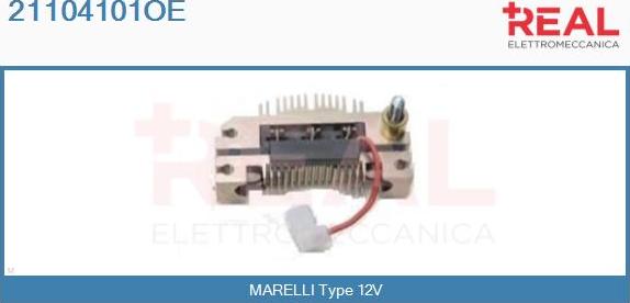 REAL 21104101OE - Rectifier, alternator car-mod.net