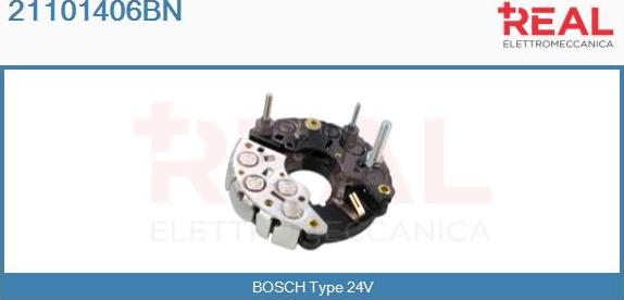 REAL 21101406BN - Rectifier, alternator car-mod.net