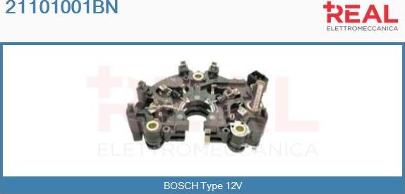 REAL 21101001BN - Rectifier, alternator car-mod.net