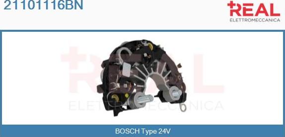 REAL 21101116BN - Rectifier, alternator car-mod.net