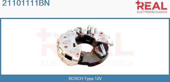 REAL 21101111BN - Rectifier, alternator car-mod.net