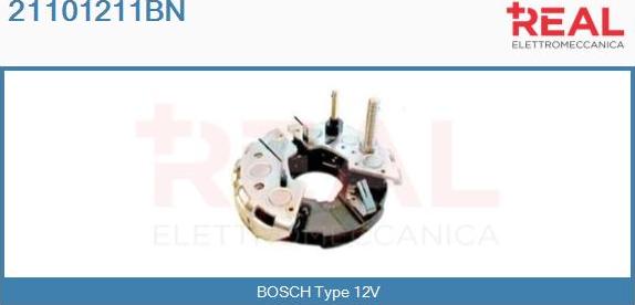 REAL 21101211BN - Rectifier, alternator car-mod.net