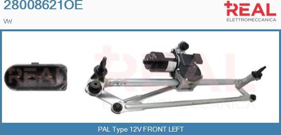 REAL 28008621OE - Window Wiper System car-mod.net
