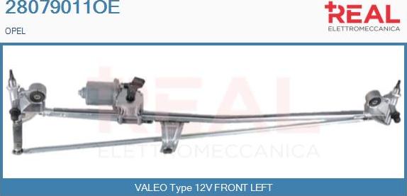 REAL 28079011OE - Window Wiper System car-mod.net