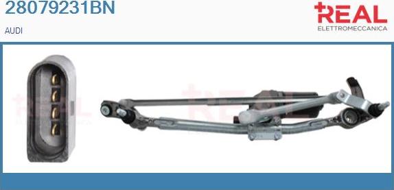 REAL 28079231BN - Window Wiper System car-mod.net