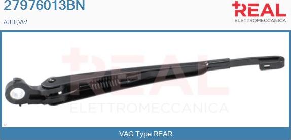REAL 27976013BN - Wiper Arm, window cleaning car-mod.net