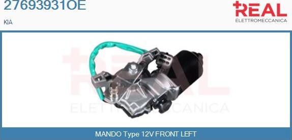 REAL 27693931OE - Wiper Motor car-mod.net