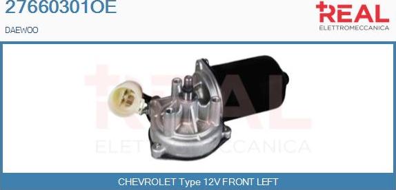 REAL 27660301OE - Wiper Motor car-mod.net