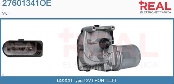 REAL 27601341OE - Wiper Motor car-mod.net