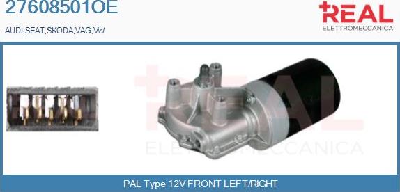 REAL 27608501OE - Wiper Motor car-mod.net