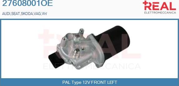 REAL 27608001OE - Wiper Motor car-mod.net