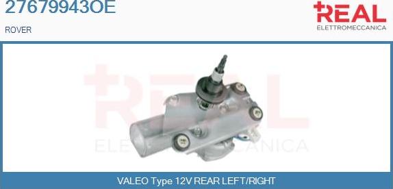 REAL 27679943OE - Wiper Motor car-mod.net