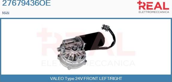 REAL 27679436OE - Wiper Motor car-mod.net