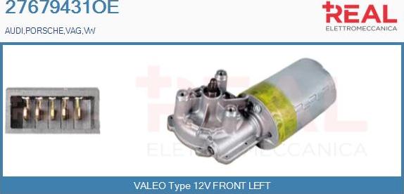 REAL 27679431OE - Wiper Motor car-mod.net