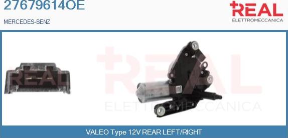 REAL 27679614OE - Wiper Motor car-mod.net