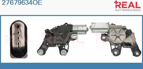REAL 27679634OE - Wiper Motor car-mod.net