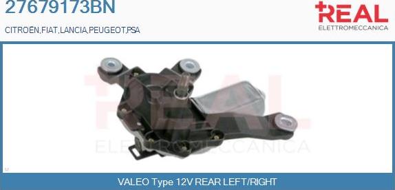 REAL 27679173BN - Wiper Motor car-mod.net