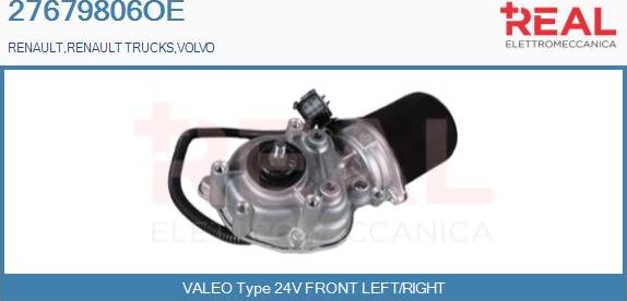 REAL 27679806OE - Wiper Motor car-mod.net