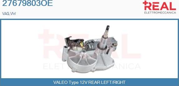 REAL 27679803OE - Wiper Motor car-mod.net