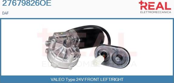 REAL 27679826OE - Wiper Motor car-mod.net