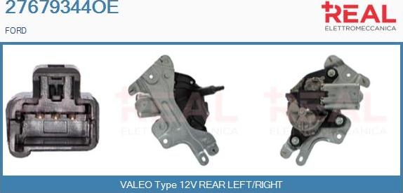 REAL 27679344OE - Wiper Motor car-mod.net
