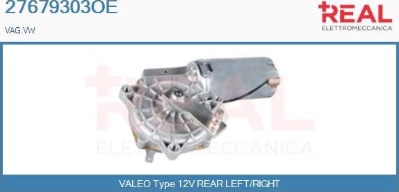 REAL 27679303OE - Wiper Motor car-mod.net