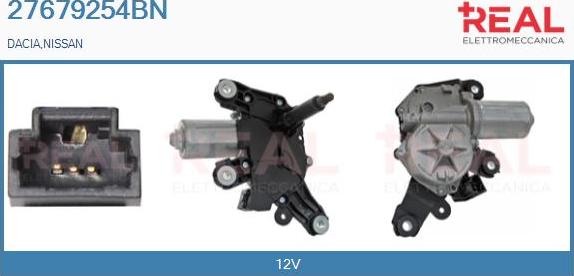 REAL 27679254BN - Wiper Motor car-mod.net