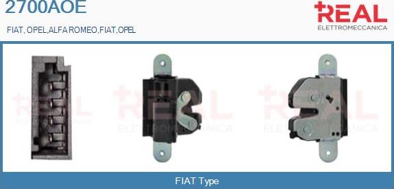 REAL 2700AOE - Actuator, central locking system car-mod.net