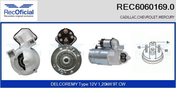RECOFICIAL REC6060169.0 - Starter car-mod.net