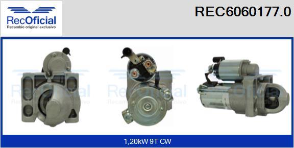 RECOFICIAL REC6060177.0 - Starter car-mod.net