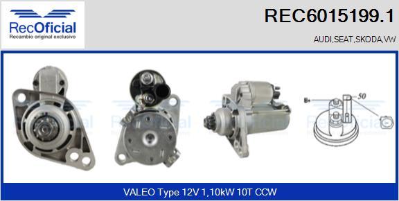RECOFICIAL REC6015199.1 - Starter car-mod.net