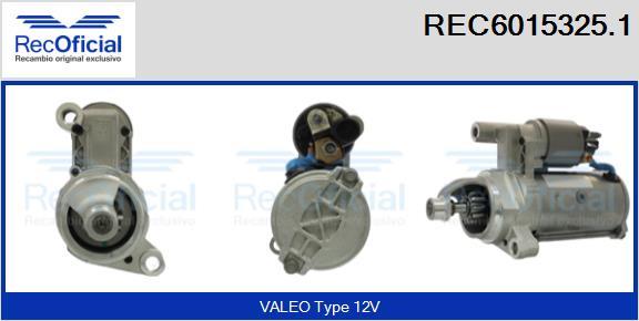 RECOFICIAL REC6015325.1 - Starter car-mod.net