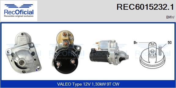 RECOFICIAL REC6015232.1 - Starter car-mod.net