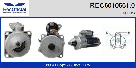 RECOFICIAL REC6010661.0 - Starter car-mod.net