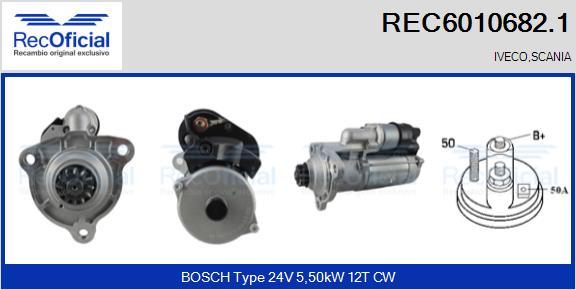 RECOFICIAL REC6010682.1 - Starter car-mod.net