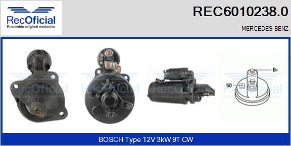 RECOFICIAL REC6010238.0 - Starter car-mod.net
