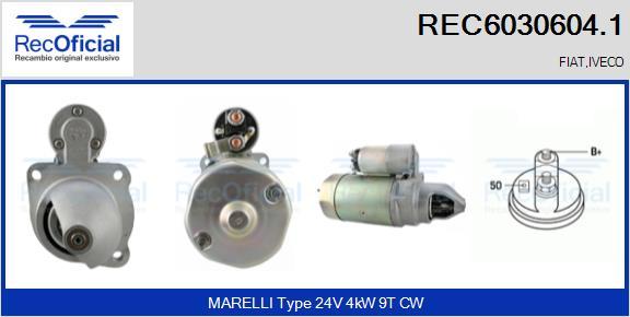 RECOFICIAL REC6030604.1 - Starter car-mod.net
