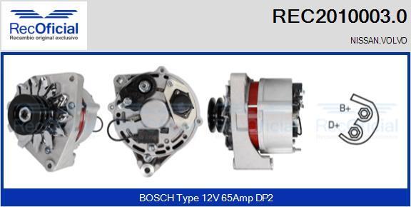 RECOFICIAL REC2010003.0 - Alternator car-mod.net