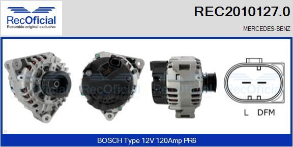 RECOFICIAL REC2010127.0 - Alternator car-mod.net