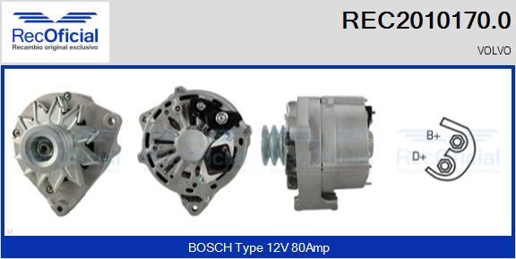 RECOFICIAL REC2010170.0 - Alternator car-mod.net