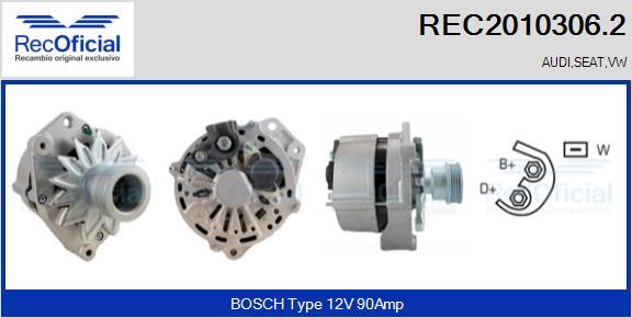 RECOFICIAL REC2010306.2 - Alternator car-mod.net