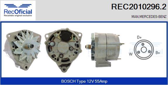 RECOFICIAL REC2010296.2 - Alternator car-mod.net