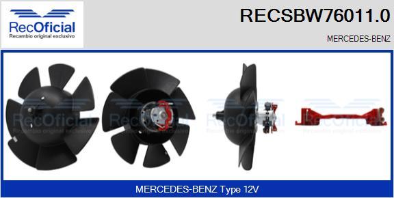RECOFICIAL RECSBW76011.0 - Interior Blower car-mod.net