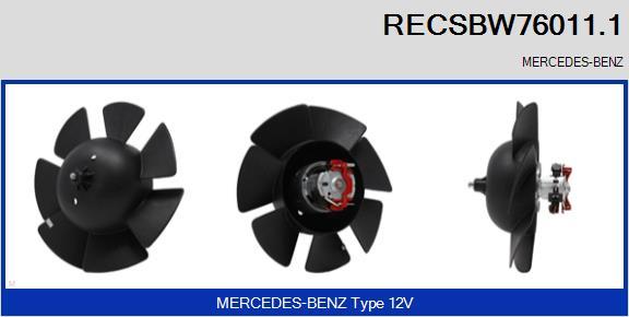 RECOFICIAL RECSBW76011.1 - Interior Blower car-mod.net