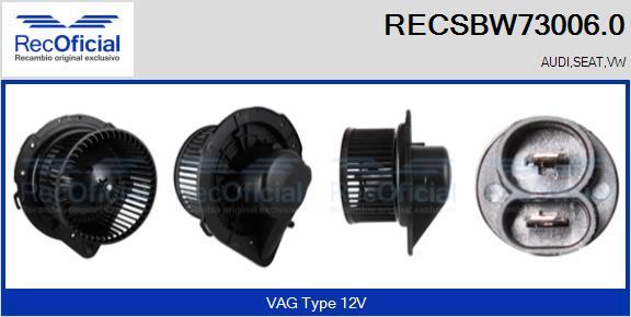RECOFICIAL RECSBW73006.0 - Interior Blower car-mod.net