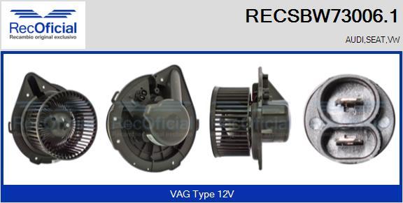 RECOFICIAL RECSBW73006.1 - Interior Blower car-mod.net