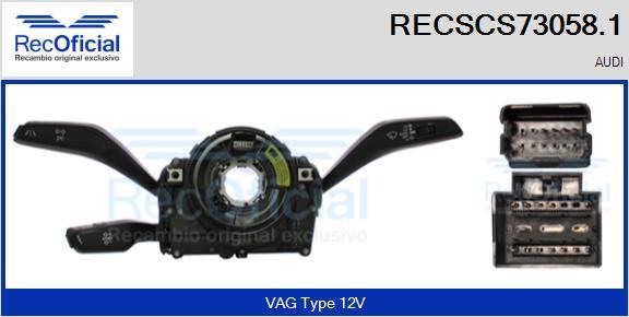 RECOFICIAL RECSCS73058.1 - Steering Column Switch car-mod.net