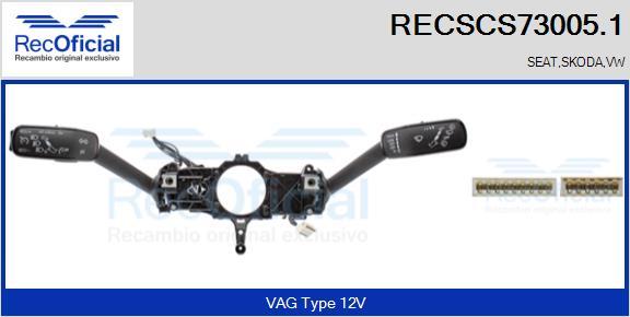RECOFICIAL RECSCS73005.1 - Steering Column Switch car-mod.net